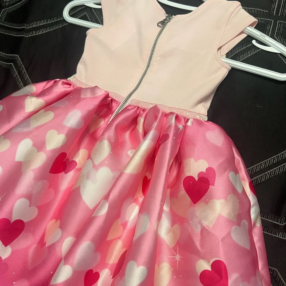 Pink Heart Pattern Dress - Picture 5 of 10
